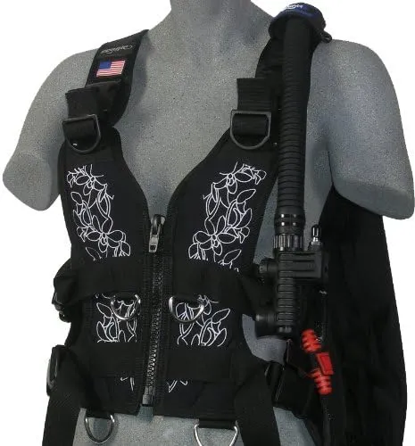 Zeagle Zena Women's BCD (White Floral, Small)