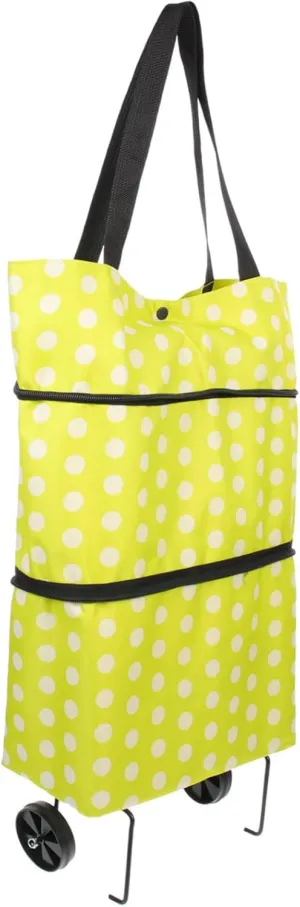 Zerodeko Fold The Shopping Cart Foldable Tote Bag Shopping Bag Folding Dolly Hand Truck Grocery Cart Wheel Bags