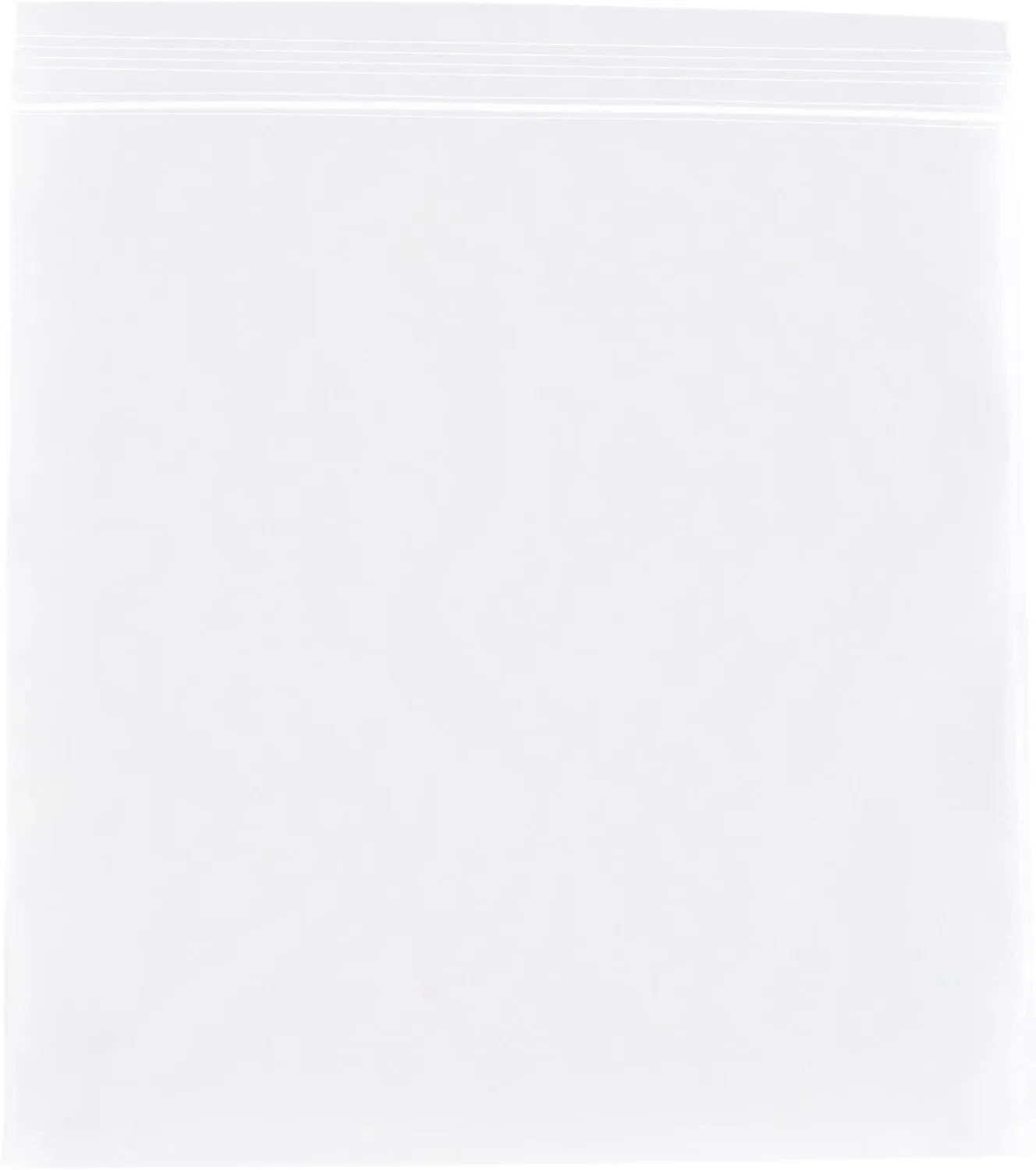 Zipper Bags 8" x 8" 4 Mil Clear Heavy Duty Baggies 8x8 Resealable Poly Bags 1000 Count